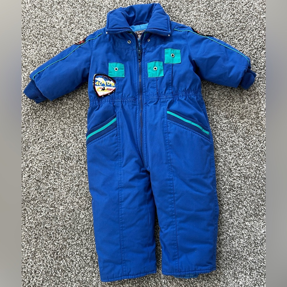 Tootsie Roll vintage racing children’s snowsuit